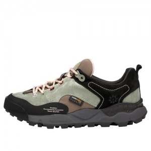 Flower Mountain Back Country Hkdelic Sneakers Herre Sort Grøn | HVU2191ZZ