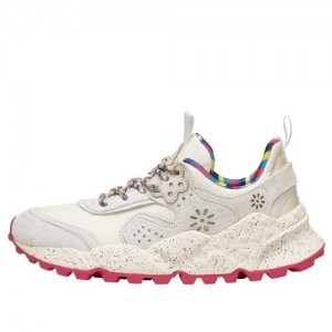 Flower Mountain Kotetsu Sneakers Dame Hvide | PIG6965WA