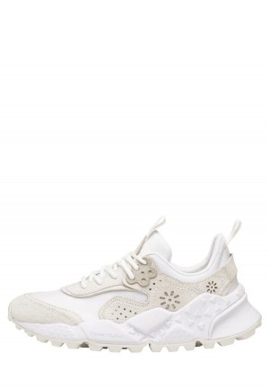 Flower Mountain Kotetsu Sneakers Dame Hvide | EYT3914FQ