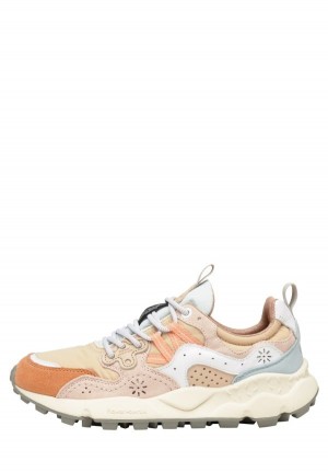 Flower Mountain Yamano 3 Sneakers Dame Lyserød Beige | WSG8617FU