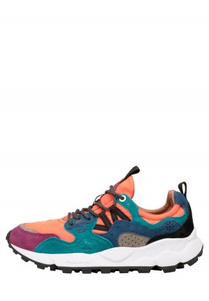 Flower Mountain Yamano 3 Uni Sneakers Dame Orange Lilla | TSN5794IX