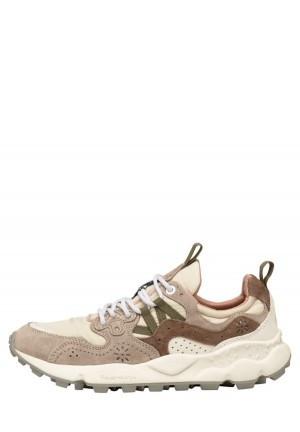 Flower Mountain Yamano 3 Uni Sneakers Dame Grå Beige | XOC1679RK