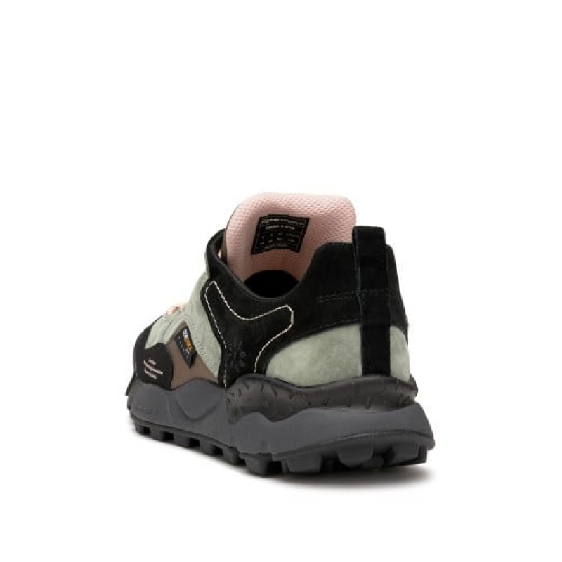 Flower Mountain Back Country Hkdelic Sneakers Herre Sort Grøn | HVU2191ZZ