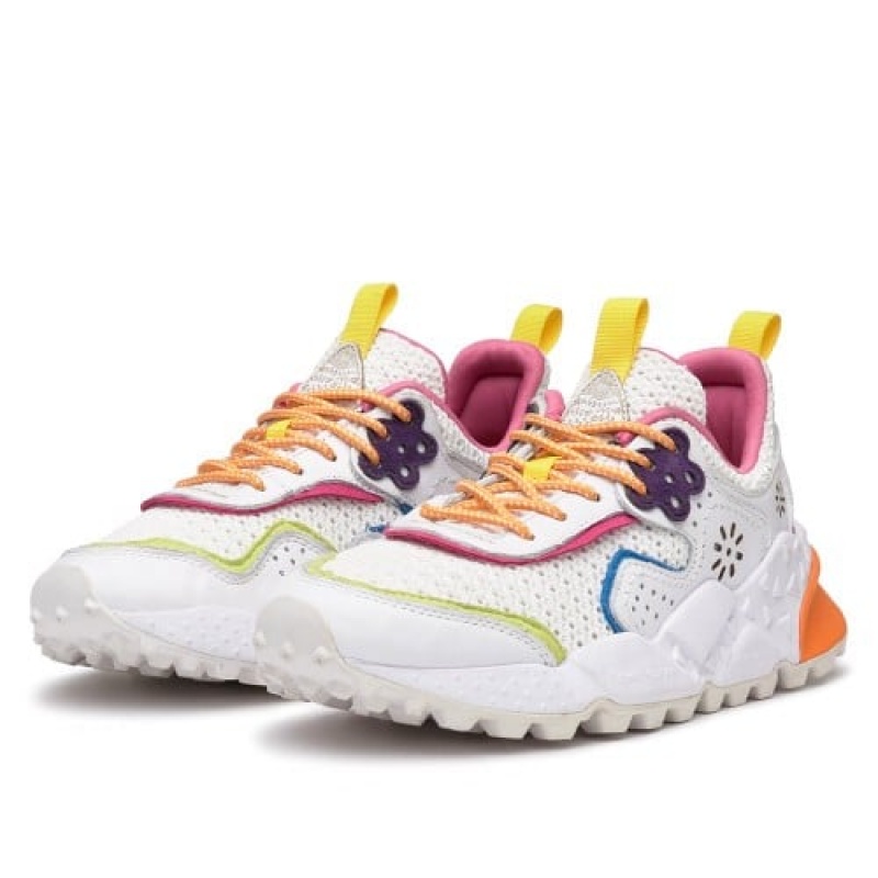 Flower Mountain Kotetsu Sneakers Dame Hvide | MDJ9335NJ