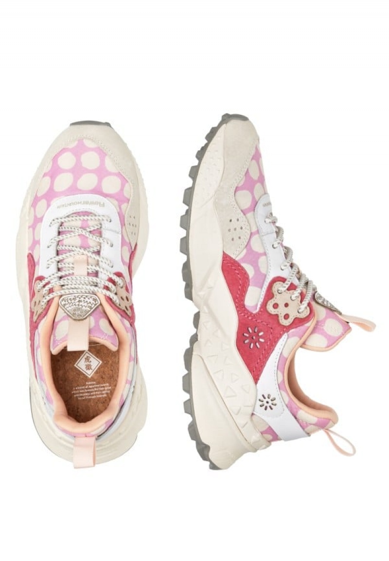 Flower Mountain Kotetsu Sneakers Dame Lyserød Fuchsia | OYF6567AV