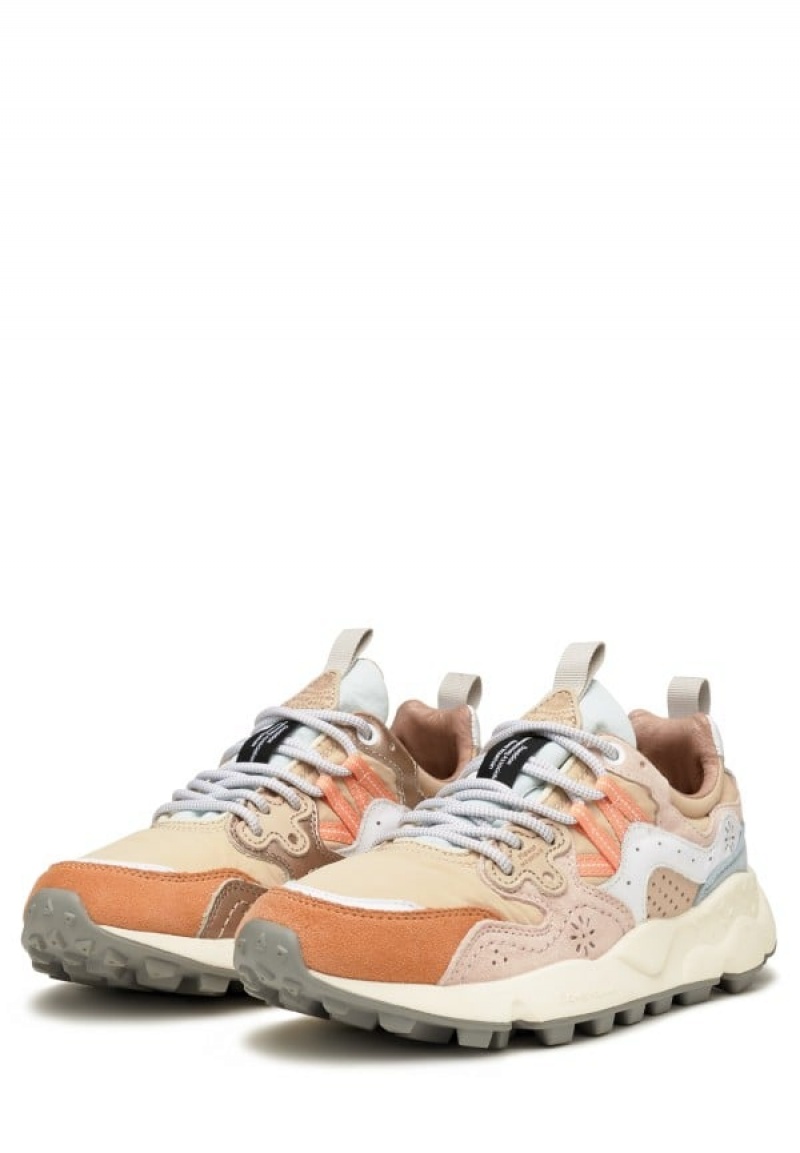 Flower Mountain Yamano 3 Sneakers Dame Lyserød Beige | WSG8617FU