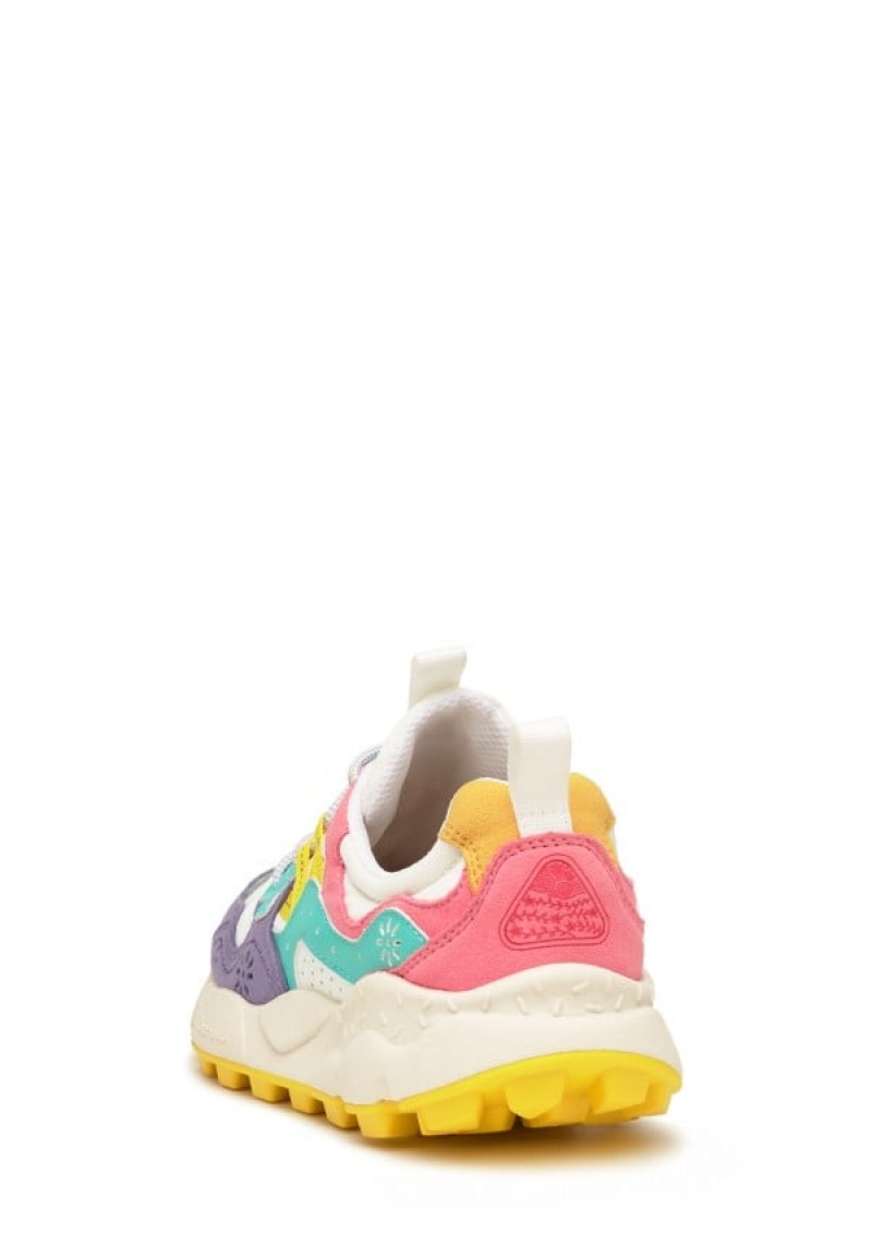 Flower Mountain Yamano 3 Sneakers Dame Lilla Hvide | IVK2723TE