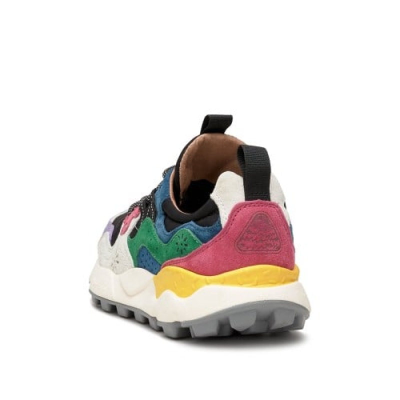 Flower Mountain Yamano 3 Sneakers Dame Lilla Sort Hvide | HPU492AE