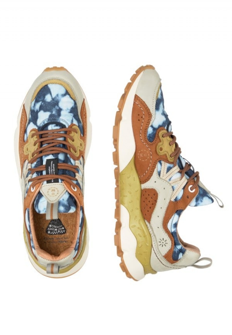 Flower Mountain Yamano 3 Uni Uw Sneakers Herre Blå Brune | USY9426WP